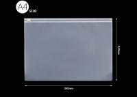 Bolsa De Documentos Transparente Con Cierre De Cremallera Para Exámenes Y Oficina 10PCS A4 A5 A6 Gran Capacidad Mesh Simple - details 3
