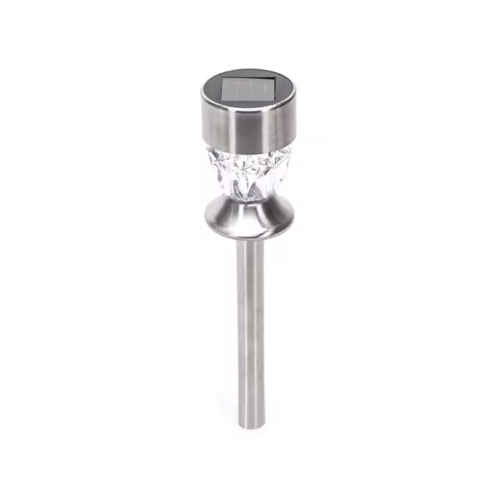 Aigostar Luz Diamond 3000K solar LED de ambiente para césped de acero inoxidable - 1