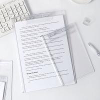 Organizador De Documentos Creativo A4/A5 Fichero De Papel Translúcido En Acrílico Para Estudiantes Y Oficina Suministros Escolares Y De Escritura - details 10