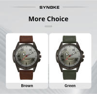 Reloj De Pulsera De Cuarzo Para Hombre SYNOKE Deportivo Y Militar Resistente Al Choque Con Correa De Cuero Moda Casual Relogio Masculino - details 10