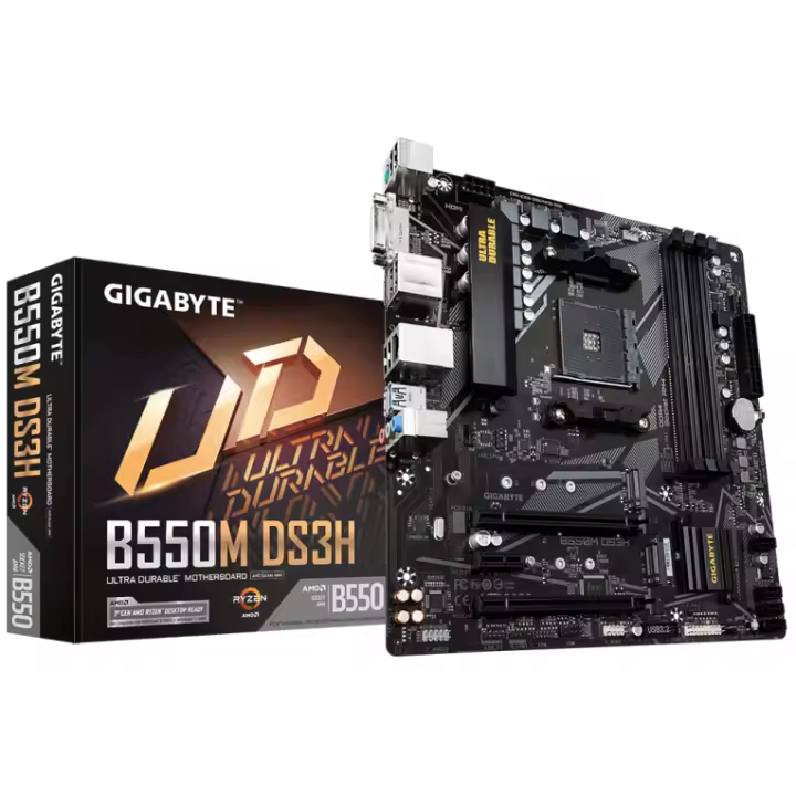 PLACA BASE GIGABYTE B550M DS3H AM4 MATX 4XDDR4 - 1