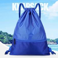 Mochila Deportiva Exterior Para Hombres Y Mujeres Mochila De Fitness Ligera Con Bolsillo Y Cuerda De Ajuste Bolsa De Baloncesto Con Cierre De Cremallera En Oxford - details 3