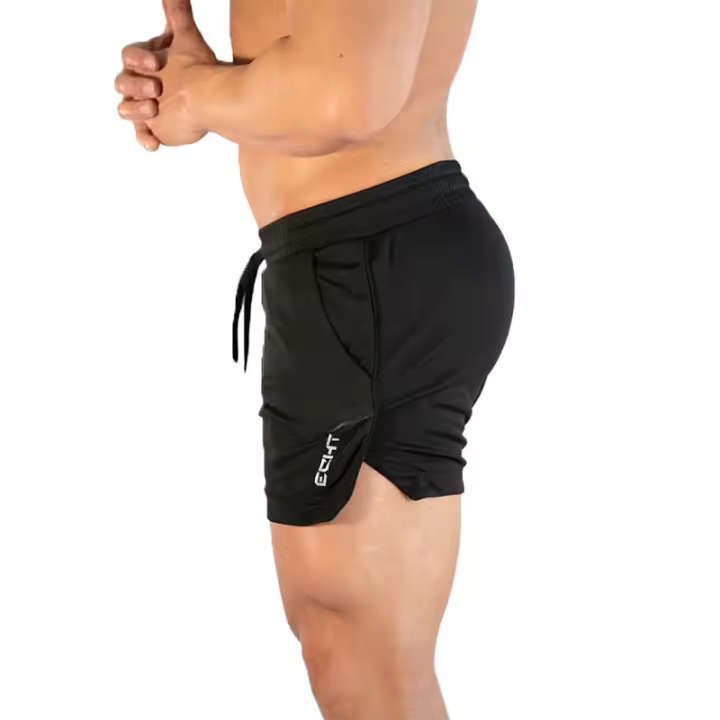 Shorts De Entrenamiento Para Hombre GITF Ropa Deportiva Casual Fitness Running Compresión Secado Rápido Con Patrón De Malla - 1