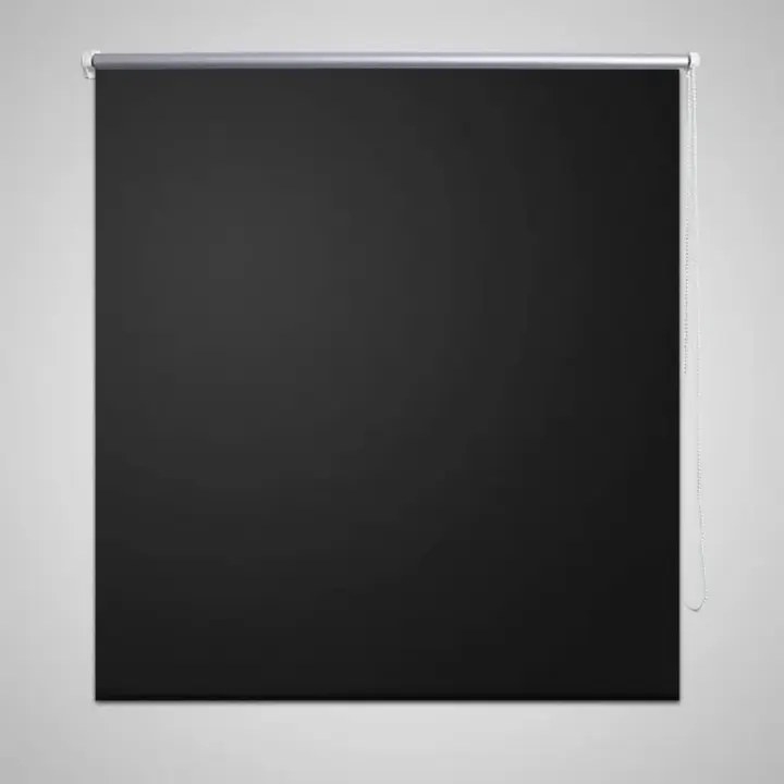 Estor Persiana Enrollable 80 x 230 cm Negro - 1