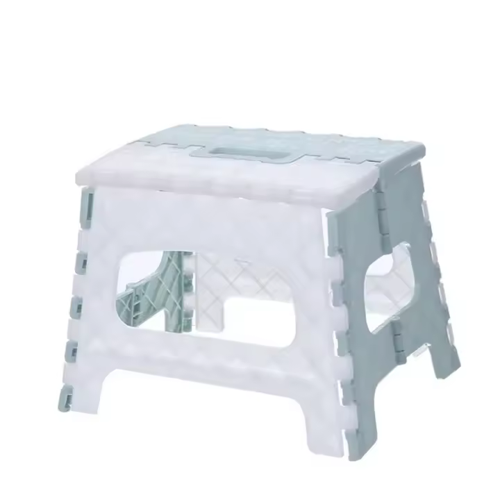 Taburete Plegable De Plástico Con Manija Portátil Y Desmontable Pequeño Taburete Para Baño Para Niños Taburetes Plegables Para El Hogar - 1