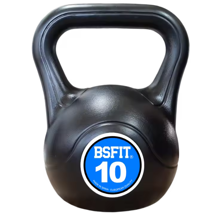BSFIT® Pesa Rusa Kettlebell de Hormigón con Mango Ergonómico - 1