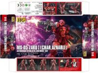 Modelo De Armadura 1/144 MS-05 Rojo Antiguo Zaku Dedicado Para Char Aznable Figura De Acción Decoración De Escritorio Juguete Para Niños - details 6
