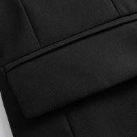 Traje Casual Para Hombre Estilo Zhongshan Con Cuello Erguido Dos Piezas Elegante Y Moderno Conjunto De Traje Y Pantalones Para Bodas Y Ocasiones Elegantes - details 9