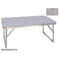 Maxia Market - Mesita Bandeja Plegable Mesa de Playa Camping Piscina Terraza Cama De Aluminio Portátil - details 6