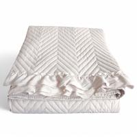 Colcha Bouti Beis Lavada Lisa | Tejido de Microfibra | Tacto Suave | Diseño Liso Acolchado | Medidas 190x260 a 270x260 cm - details 2