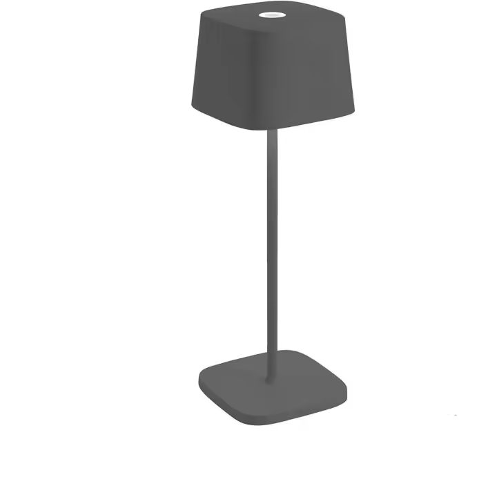 Azafrán Ophelia Pro Gris Oscuro-Lámpara de Mesa Led H29cm - 1