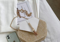 Bolso De Hombro Para Mujer Verano Moda Hecho a Mano De Paja Cruzbody Pequeño Mensajero Viaje Playa Tassel Bolso Monedero - details 28