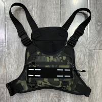 Chaleco Táctico Con Bolsa De Pecho Para Camping Y Airsoft Bolsa De Hombro Para Caza Pesca Ciclismo Y Correr Para Hombres - details 4
