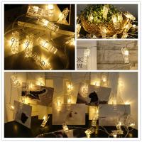 Luz De Cadena LED Para Fotos Con Clip 1m/3m/6m Potenciada Por Baterías AA Decorativa Para Pared De Dormitorio Fotografía Cumpleaños - details 2