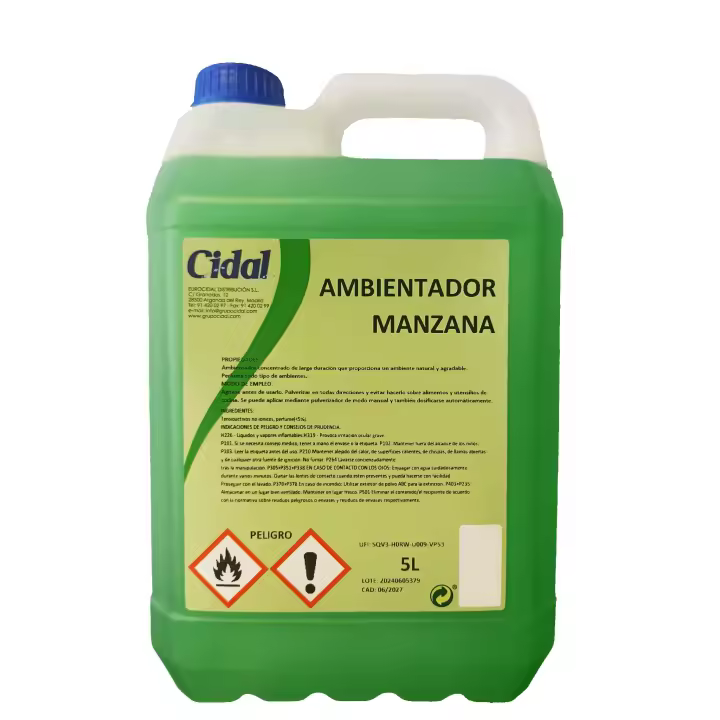 CIDAL Ambientador Manzana 5L - Perfume para Ambientes - 1