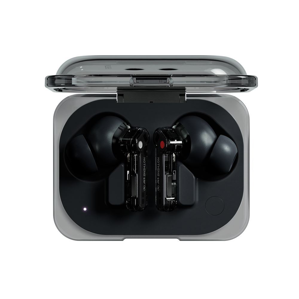 Auriculares - Nothing Ear (a)  Global Versión  Auriculares inalambricos，Cancelación de Ruido Activa, Algoritmo de Mejora de Graves y hasta 42,5 Horas de reproducción