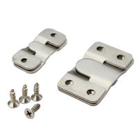 4pcs Gancho De Pared En Acero Inoxidable Clip De Foto Soporte Para Cuadro Y Llave De Muebles Conector De Sofá Y Cama Montaje Plano - details 7