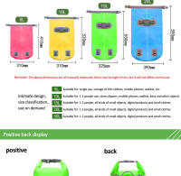 Bolsa Seca Impermeable De PVC Para Deportes Al Aire Libre Buceo Natación Vela Canotaje Remo Senderismo Con Mochila Flotante Y Dos Hombros - details 9