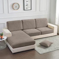 Cubierta De Sofá Impermeable En Tela De Jacquard Estirable Para Sala De Estar Cubierta De Asiento Para Hogar Y Hotel - details 6