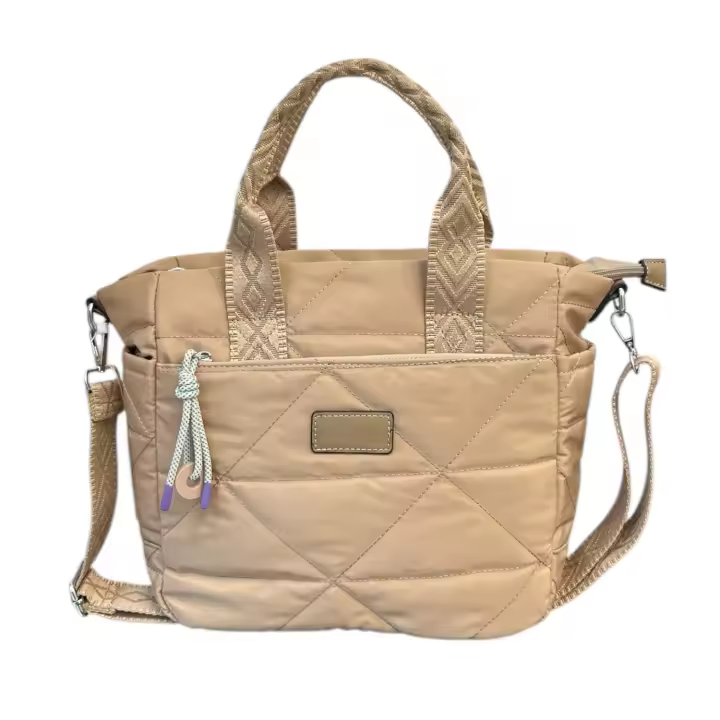 Bolso Grande Nylon Asas Camel - 1