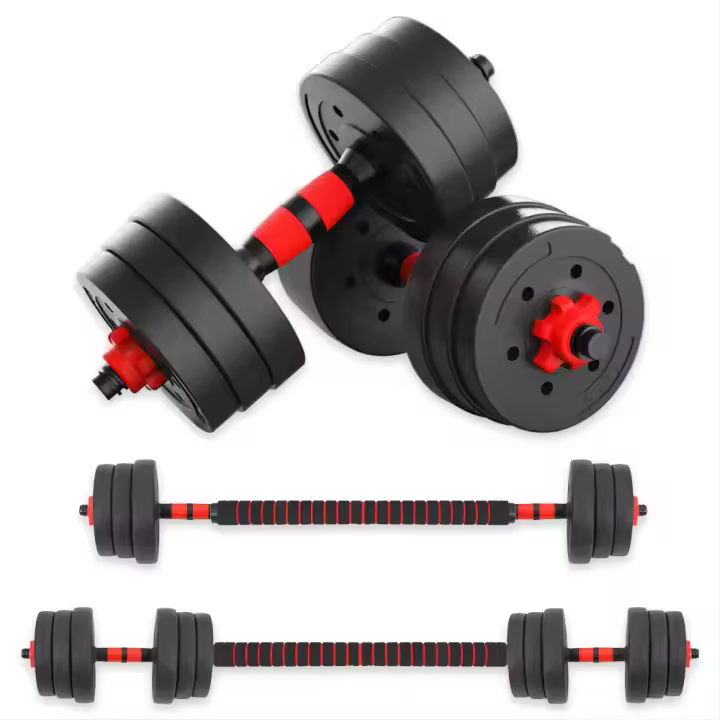 MANCUERNAS AJUSTABLES 2 EN 1, CON BARRAS, MULTIFUNCIÓN, 15KG-20KG-30KG (PIEZA KETTLEBELL OPCIONAL) - 1