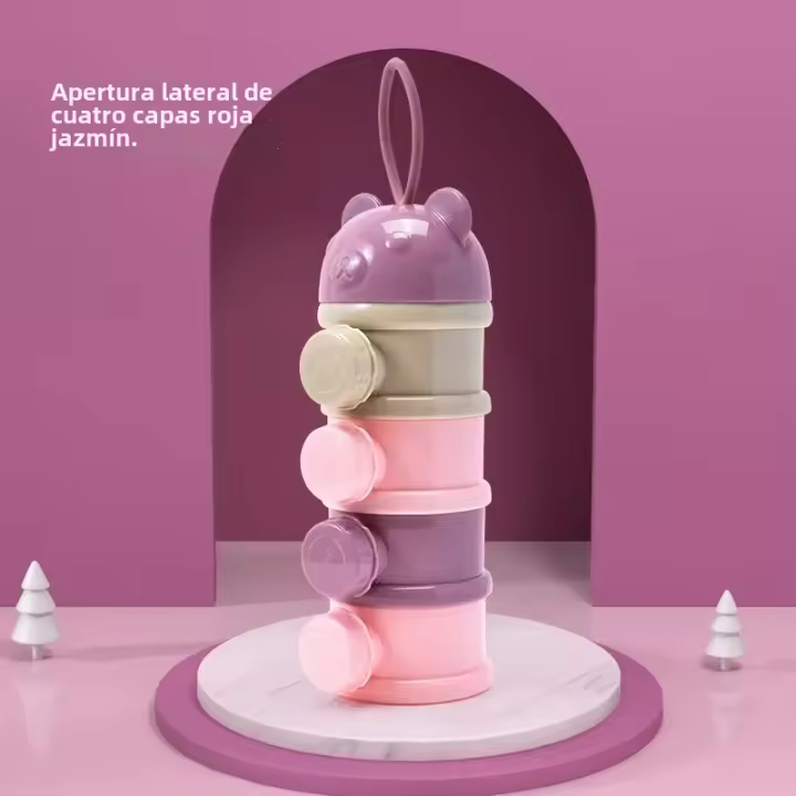 Caja de almacenamiento de Leche de Fórmula para Bebe, dispensador de leche en Polvo para niños - 1