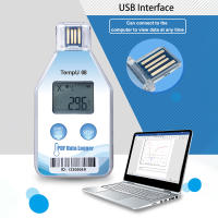 Logger De Temperatura USB Precisión Alta 32000 Puntos Registador De Termómetro Con Alarma Para Cadena Fría Refrigerada Generador De Reporte PDF - details 12