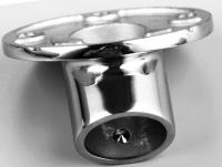 1 Pieza De Hierro Inoxidable Base Redonda Para Barrera De Buques Marinos Yate Conector De Fondo Redondo 1" / 25mm Herramienta Para Barco Ángulo De 45 Grados - details 0