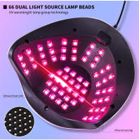 Lámpara De Secado De Uñas Profesional Con 66 LED Y Sensor Automático Para Gel De Uñas UV Herramienta De Salon De Uñas Con Base Removible - details 2
