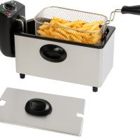 Freidora Eléctrica 1,75L 1500W de Acero Inoxidable – Gran Capacidad, Control Preciso de Temperatura, Seguridad Doble, Indicador LED, Compacta y Potente para Cocina Rápida - details 0