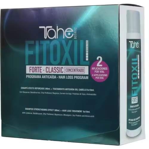 Tahe Pack Forte Classic concentrado (Champú + Tratamiento) Fitoxil / Programa anticaída del cabello. - 1