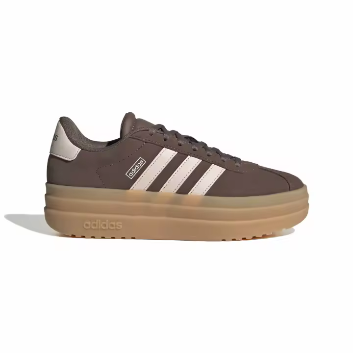 Zapatillas Adidas VL Court Bold J Color Marrón Earth - Zapatillas Adidas Mujer Suela Gorda - Sneakers Mujer Adidas - Zapatillas Planas Mujer -  Bambas Adidas Suela Alta - Adidas Plataforma - 1