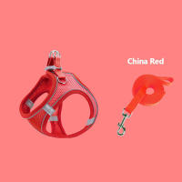 Correa Para Perros Y Gatos Nuevo Tipo De Correa De Pecho Con Cuello Colorido Set De Correas Para Pasear Mascotas Suministros Para Mascotas - details 6