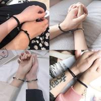 Pulseras magnéticas para parejas, pulseras de relación, regalos para parejas, 2 piezas de pulseras de pareja a juego con colgante de corazón de amor - details 4