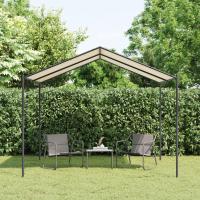 vidaXL Carpa acero y tela beige 3x3 m - details 0