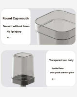 Juego De Organizador De Dientes Y Cepillo Minimalista Con Vaso Para Lavar La Boca Tumbler Y Soporte Espacioso Para Baño Material PP Tipo De Instalación Tipo De Piso - details 10