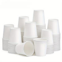 Cucharas De Papel Desechables Pequeñas 150/100/50PCS Blanco Para Café Bebidas Caramelo Hotel Fiesta Supermercado Oficina Tamaño 5X5X3.5CM - details 4