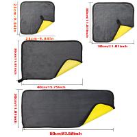 Toalla De Microfibra Para Lavar Y Secar Coche 10/5PCS VAT Teñido Herramientas De Limpieza Y Detallado De Coche - details 2