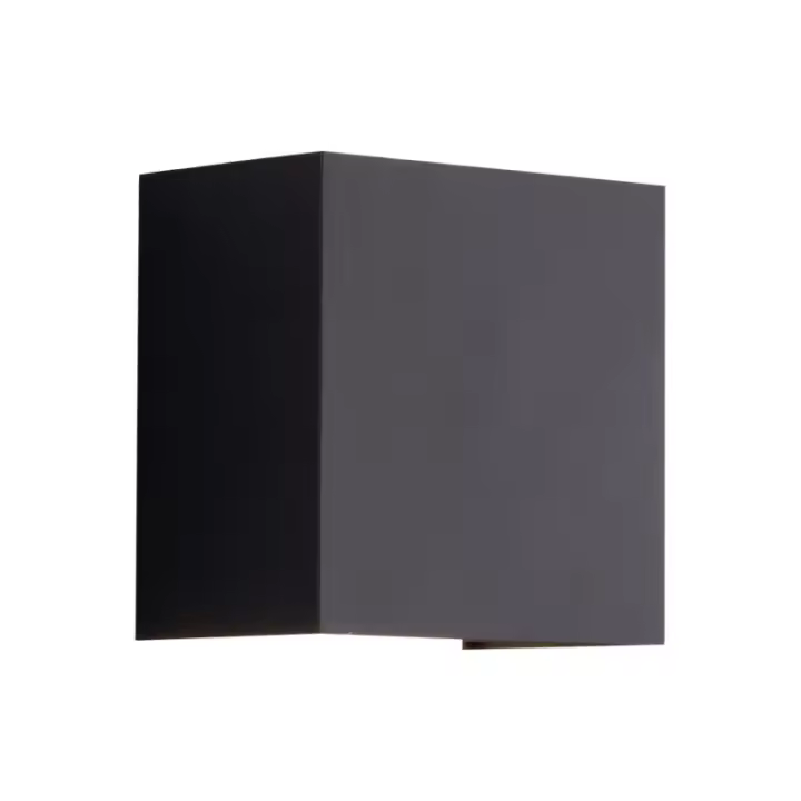 Aplique de pared interior, luz de pared moderna LED, aplique de pared de aluminio blanco cálido, aplique de pared exterior impermeable IP65 para dormitorio, hogar, pasillo, sala de estar - 1