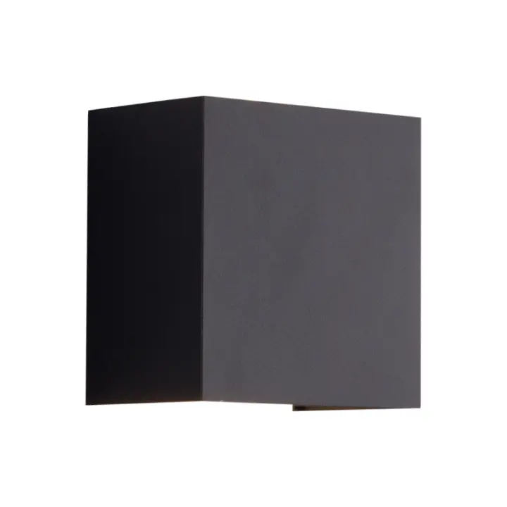 Aplique de pared interior, luz de pared moderna LED, aplique de pared de aluminio blanco cálido, aplique de pared exterior impermeable IP65 para dormitorio, hogar, pasillo, sala de estar - 1