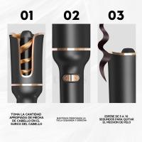 2025 Rizador automático, control inteligente de la temperatura, cuidado del cabello con iones negativos, apagado automático, inducción inteligente, ondas grandes, rizos de lana, rotación de 360°, sin enredos, protección contra ondas electromagnéticas - details 5