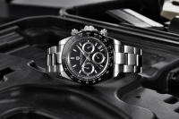 Reloj De Pulsera De Cuarzo PAGANI DESIGN PD-1644 2024 Meteorito Dial Moda Para Hombre Cristal De Esmeralda 100M Cronógrafo - details 12