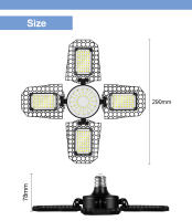 Bombilla LED E27 Para Garage 220V 110V Bombilla De Iluminación Industrial Plegable Farol De Inundación Para Taller Y Almacén 200W 300W 400W Luz Blanca Fría Y Cálida - details 10