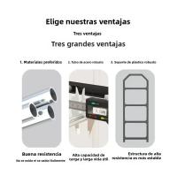 Rack De Zapatos Moderno Y Espacioso De 4 Capas Organizador De Espacio Para Sala De Estar Material PP No Requiere Assembly - details 2