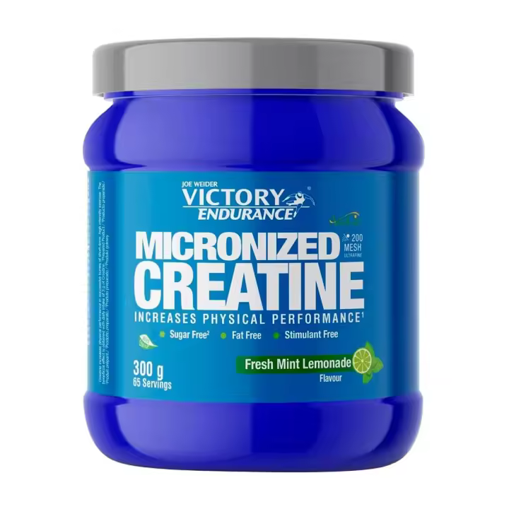 Victory Endurance - Creatina micronizada 200 MESH 300 g - Creatina con AstraGin -  Sabor: Limonada - Menta - 1