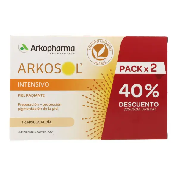 Arkosol Intensivo 2x30 Capsulas Promo Forsolar Arkopharma - 1