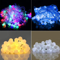 Luces De Cadena Solar De Globos Vidriados 100/200/300/400LED Para Exterior Decoración De Jardín Fiesta De Halloween Y Navidad - details 3