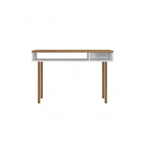 Momma Home MOMMA HOME Mueble Recibidor PRICA, Mesa de Consola, Roble y Blanco, 120x78x36cm - 1