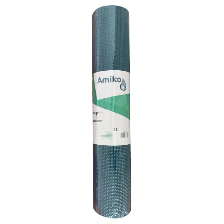 ESTERILLA DE YOGA AMIKO DE COLOR AZUL Y MEDIDAS 1,73x61 CM. - 1