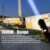 60W Super Brillante 50000 Luces Antorcha telescopio Doble abierta de Largo interior con Pantalla LED Digital - details 4